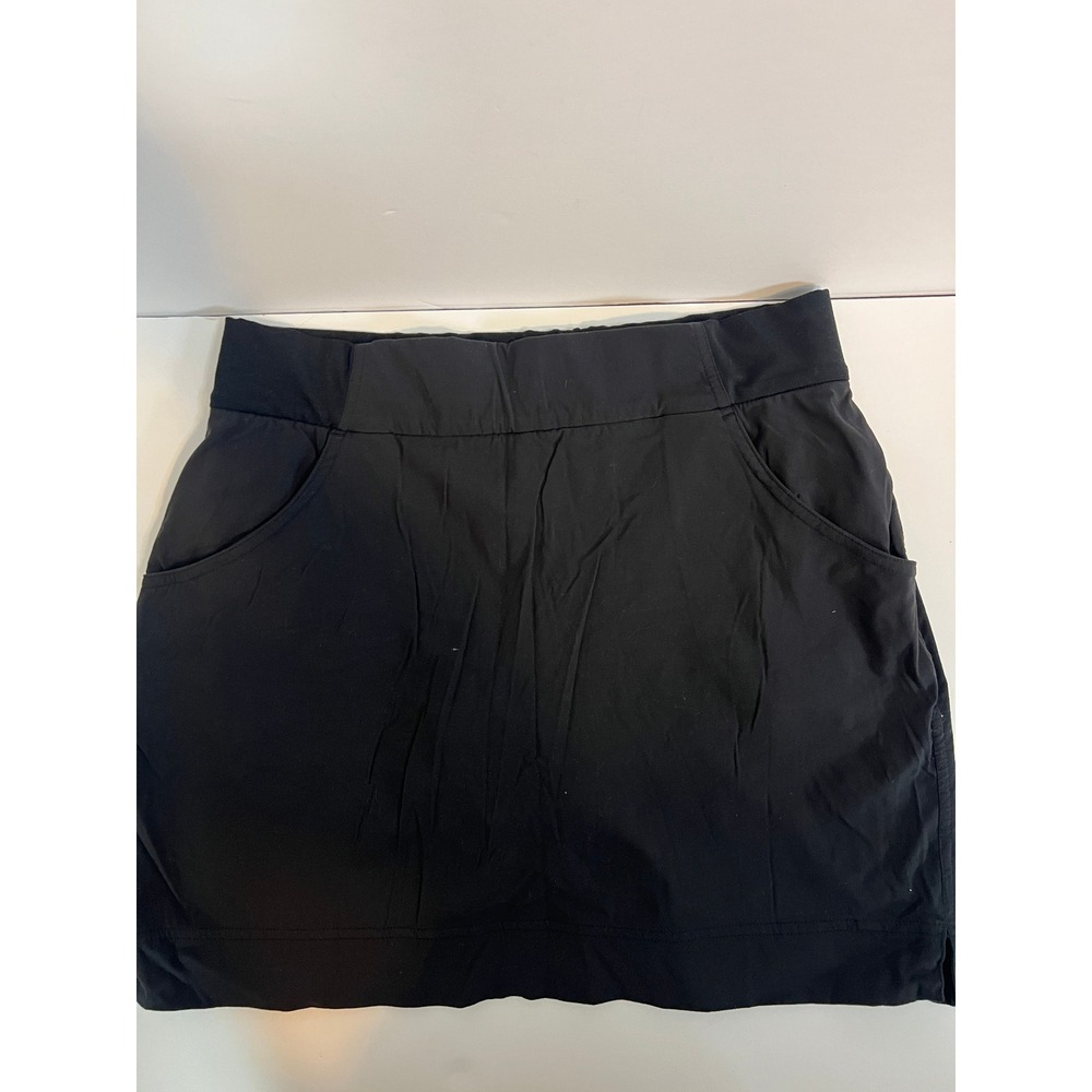 Columbia Omni-Shield Skort Womens Medium Black Hiking Golf Activewear Skirt
